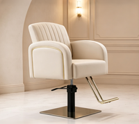 Chaise de barbier hydraulique élégante et confortable, best-seller, pour salon de coiffure