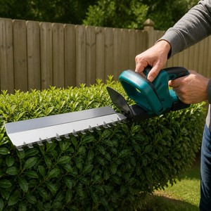 Taille-<span class=keywords><strong>haie</strong></span> sans fil rechargeable 21V, outil de jardinage alimenté par batterie pour les haies, les arbustes et la taille des arbres fruitiers - Product Image 4