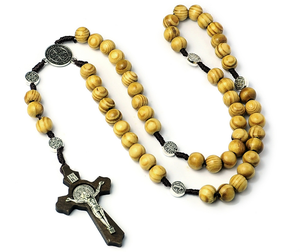 Collier chapelet en perles de la religion et du <span class=keywords><strong>christ</strong></span>, bijoux chapelet de la chaîne catholique, perle de prière musulmane islamique, chapelet tasbih - Product Image 4