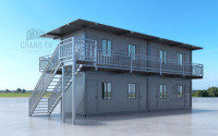 Dortoir de chantier JHCE à 2 étages, facile à assembler, emballage plat préfabriqué, pièce modulaire portable en conteneur
