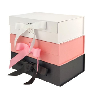 Hộp Quà Tặng Cajas De Regalo Đóng Từ Tính Nhỏ Màu Đen Các Tông Rỗng Tùy Chỉnh Có Nắp Đậy Để Làm Quà Tặng - Product Image 5