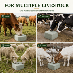 Ração para Gado, Ovelhas e Cabras, Sal Puro para Animais com 99,9% de Pureza, com Minerais e Oligoelementos - Product Image 2