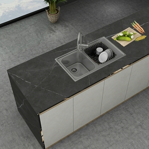 Nuevos gabinetes <span class=keywords><strong>de</strong></span> cocina <span class=keywords><strong>de</strong></span> encimera <span class=keywords><strong>de</strong></span> acero inoxidable modulares personalizados Muebles Armarios <span class=keywords><strong>De</strong></span> Cocina Armario con Isla automática - Product Image 6