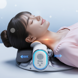 Almohada Eléctrica para Estirar Cuello, Hombros y Espalda, Dispositivo de Tracción Cervical con Microcorriente para Alivio del Dolor y Relajación Muscular - Product Image 1