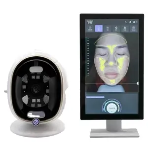 2024 QY Novos modelos AI facial profissional AI detector de pele 3D diagnóstico dispositivo de máquina do sistema analisador de varredura facial