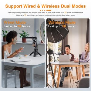 VM40 VM40 <b>Wireless</b> Microphone COMICA VM40 for Smartphone PC <b>Camera</b> 32GB Storage Super Cardioid Audio Track for Filmmakers Vlogge - Product Image 4