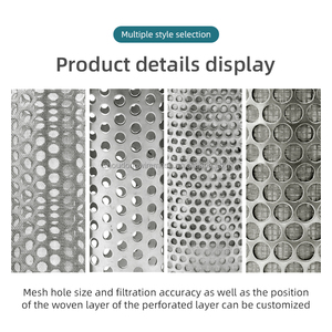 OEM 1 2 3 mm Öffnung Perforierter Kegelfilter Rostfreier 304 316 Edelstahl-Zylinderfilter zum Sieben - Product Image 6