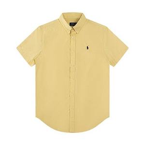 Polo clásico de manga corta con solapa bordada de popelina de verano, estilo RL casual, unisex. - Product Image 2