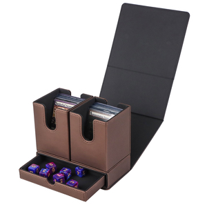 <span class=keywords><strong>Prix</strong></span> de gros Boîte de jeu en cuir Case Custom <span class=keywords><strong>Yugioh</strong></span> Mtg Card Deck Boxes - Product Image 5