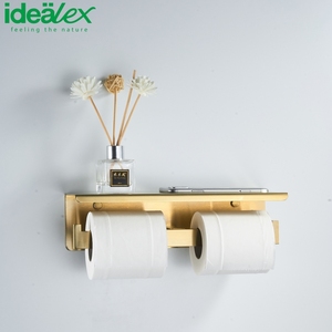 <span class=keywords><strong>Ares</strong></span> Idealex - Soporte de Pared de Acero Inoxidable 304 de Diseño Moderno, Multifuncional, para Papel Higiénico y Teléfono, para Baño - Product Image 1