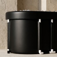 Baignoire gonflable ovale de luxe en PVC XL pour thérapie par immersion froide, piscine de récupération pour 1-2 personnes, bain de glace portable, spa à domicile avec valve de vidange