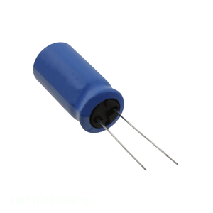 Distribuidor Autorizado, Condensador de Aluminio de 330 uF, 20%, 50V, Tipo RADIAL TH UBT1H331MHD8 - Product Image 1