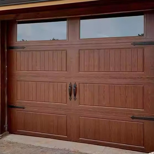 Porta del Garage commerciale resistente con motore silenzioso e Design antifurto in stile moderno reticolato impermeabile in fibra di vetro - Product Image 6