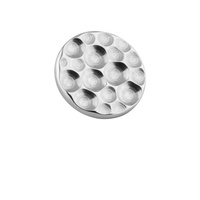 Embout de labret à filetage interne en titane de qualité implant, conforme à la norme ASTM F136
