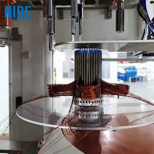 Motor Winding Machine Manufacturers Automatic Compressor Motor Generator Stator Coil Winding Machine With Wire Tensioner For High Filling Slot Stator