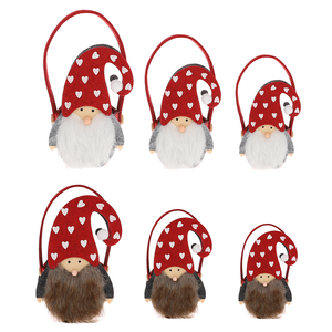 Cesta de fieltro 3D para decoración <span class=keywords><strong>navideña</strong></span>, bolsas de almacenamiento con diseño de Papá Noel y suecos, <span class=keywords><strong>2022</strong></span> - Product Image 2