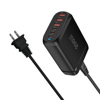 Nouveau chargeur double port GaN 200W PD 3.0, chargeur rapide GaN 6 ports avec QC3.0 pour ordinateur portable/tablette, chargeur mural de bureau, sortie 200W