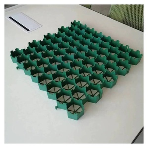 38mm nhựa di động đục lỗ hệ thống giam giữ, dưới sỏi đường gia cố lưới PP, HDPE geocell <span class=keywords><strong>geogrid</strong></span> - Product Image 5