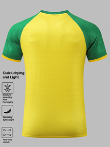Sneldrogende, Ademende Voorraad Voor Alle Seizoenen Heren Met Ronde Hals En Digitale Print Nieuwe Jersey T-Shirt Met Korte Mouwen Voetbalpak Trainingskleding - Product Image 3