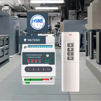 Commutateur de télécommande sans fil 12V contrôleur de Module d'alimentation à rétroaction 4 voies pour pompe à eau Max 10A courant 5000 mètres