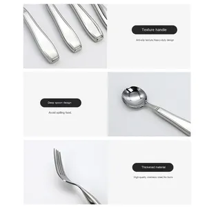 Ensemble d'ustensiles de cuisine très demandé, 4 pièces, avec poignées antidérapantes pour personnes âgées et atteintes de Parkinson - Product Image 3
