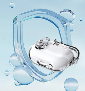 Cubierta protectora de auriculares dura de PC transparente para Samsung Galaxy <span class=keywords><strong>Buds</strong></span> <span class=keywords><strong>3</strong></span> Pro / <span class=keywords><strong>Buds</strong></span> <span class=keywords><strong>3</strong></span> Anti-Drop Anti-Yellowing Headphone Cover - Product Image 5