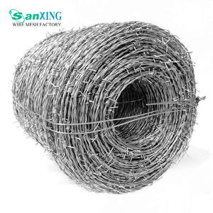 Malla de Alambre de Púas Galvanizado en Caliente, Alambre de Seguridad para Cercas, Rollo de Alambre para Protección de Límites - Product Image 5