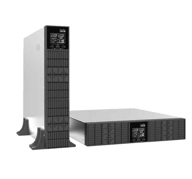 Rack Mounted High Frequency 1KVA-10KVA Pure Sine Long Time Backup Online UPS PT-10KL 140-290V Input 50/60Hz 208-240VAC Output