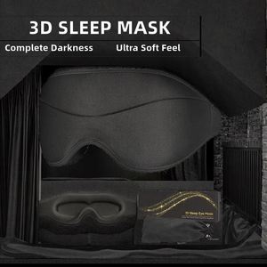 Premium Super Soft Elastic Adjustable Fit Ergonomic 3D Sleep Total Blackout Anti-Wrinkle Comfort Eye Mask - Product Image 2