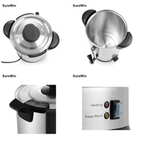 Chauffe-eau électrique en acier inoxydable de 12 L pour boissons chaudes, élément chauffant, urnes à vin chaud, pour magasin de boissons/café