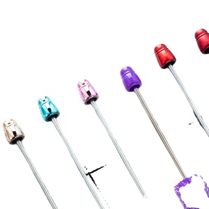 Stylos à bille DIY perlés avec strass scintillants, design étoilé multicolore, cadeau créatif pour tous les âges - Product Image 2