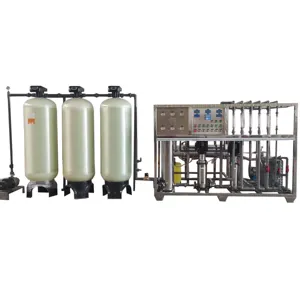 6 T/h Frp Industriële Waterfilter Filtratie Machine Omgekeerde Osmose Systeem Voor Boorgat