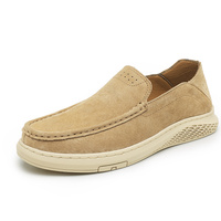 Mocassins d'affaires en cuir véritable faits à la main pour hommes en stock prêt à l'emploi