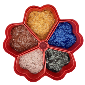 Fabrikverkauf: Gefärbte Glimmerflocken Großhandel – 10-20 Mesh farbige Glimmerplatten für Kosmetik, Echtsteinfarben, Dekoration, Epoxidharzböden - Product Image 2