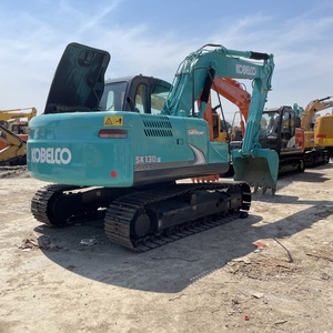 Excavatrice sur chenilles Kobelco SK130 de 13 tonnes en excellent état du Japon Engins de terrassement Moteur Composants du noyau de l'engrenage - Product Image 3