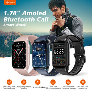 Jstyle 2206 1.78" BT Call Function Smartwatch with Big Amoled Screen High Quality <strong>Rugged</strong> Stainless Steel Metal Smart Wrist Watch - Product Image 2