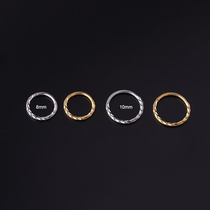 1,2x8/10mm <span class=keywords><strong>de</strong></span> acero inoxidable con bisagras segmento nariz anillo tachuelas chapado en <span class=keywords><strong>oro</strong></span> oreja cartílago Tragus Helix <span class=keywords><strong>labio</strong></span> <span class=keywords><strong>Piercing</strong></span> <span class=keywords><strong>para</strong></span> boda - Product Image 5
