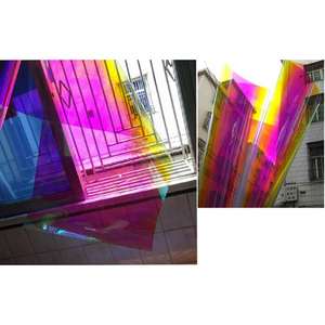 الحيوانات الأليفة الأرجواني البلاستيك المعدني قوس قزح شباك الفيلم/Irridescent فيلم - Product Image 5