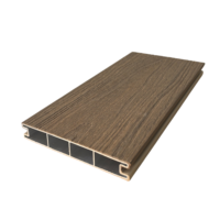 Revêtement de terrasse en composite bois-plastique (WPC) certifié FSC, résistant aux UV, imperméable, haute résistance, en aluminium