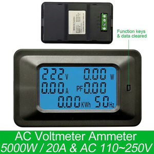 Energia LCD digitale metro <span class=keywords><strong>WATT</strong></span> monitor volt, <span class=keywords><strong>ampere</strong></span>, potenza, energia, HZ nel monitoraggio in tempo reale - Product Image 3