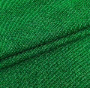 Tela de punto tipo suéter de poliéster y spandex 30S, 168 cm de ancho, 210 g/m², verde sólido, para camisetas, camisetas interiores y prendas de vestir. - Product Image 4