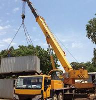 Grue de chantier hydraulique QY70KH de 70 tonnes avec flèche télescopique de 47 m, grue mobile robuste pour levage de charges lourdes