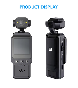 Mini Cámara Corporal con Grabación de Audio y Video, Videocámara de Bolsillo POV 270 °   Cámara Portátil con Rotación de 1080P HD y 64 GB <span class=keywords><strong>para</strong></span> Viajes - Product Image 1