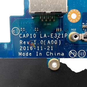 Pour DELL Precision M7720 7720 Ordinateur Portable Carte Mère CAP10 LA-E321P 0FDXD7 0RFCWJ I5 <span class=keywords><strong>I7</strong></span> CPU DDR4 Ordinateur Portable Carte Mère 100% Testé OK - Product Image 6