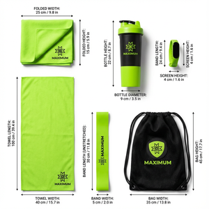 Set Regalo Fitness Personalizzato Kit di Benvenuto per Palestra con Borraccia Shaker, Asciugamano, Cinturino per Smartwatch, <span class=keywords><strong>Pacchetto</strong></span> per Allenamento - Product Image 3