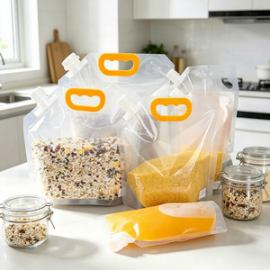 Sac à bec verseur transparent anti-oxydation 10L le plus vendu, portable pour le camping, l'extérieur et la conservation des grains - Product Image 1