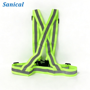เสื้อกั๊กสะท้อนแสงนิรภัย Sanical ระดับ ANSI Class 2 ระบายอากาศได้ กันน้ำ ปรับแต่งโลโก้ได้ ผลิตจากโพลีเอสเตอร์อ๊อกซ์ฟอร์ด - Product Image 2