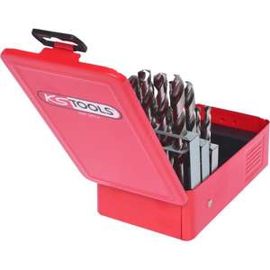 KS TOOLS - 330.2613 HSS-G Jeu de forets hélicoïdaux, en coffret métallique 1-13mm (25 pcs) - EAN 4042146155875 DRILL BITS DRILL SETS - Product Image 2