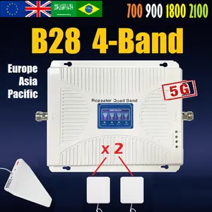 70901821-J 2021NEW Generatie Quad Band B28 700 Mhz Signaal Repeater Booster Cellulaire Versterker Met High Gain Omni Panel Antenne