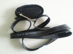 Cámaras de Aire de Alta Calidad para Bicicletas de Carretera, 700x23/25/28/32/35/43C Pulgadas, 700c, de Goma de Butilo, Válvulas AV/FV - Product Image 2